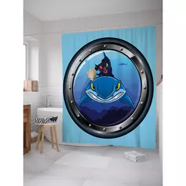 Штора-занавеска для ванной JOYARTY