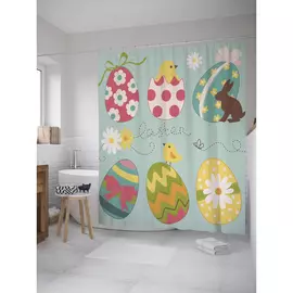 Штора-занавеска для ванной JOYARTY