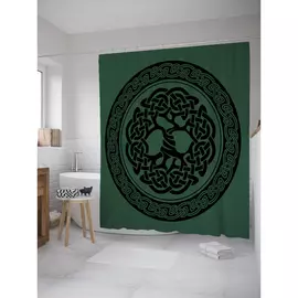 Штора-занавеска для ванной JOYARTY