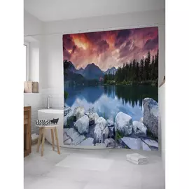 Штора-занавеска для ванной JOYARTY