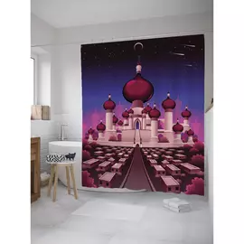 Штора-занавеска для ванной JOYARTY