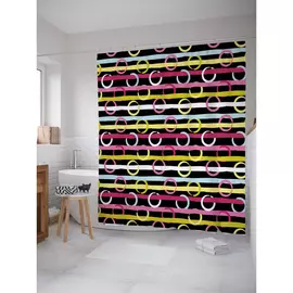 Штора-занавеска для ванной JOYARTY