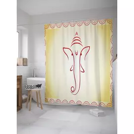 Штора-занавеска для ванной JOYARTY