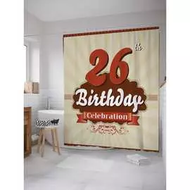 Штора-занавеска для ванной JOYARTY