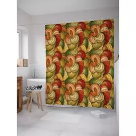 Штора-занавеска для ванной JOYARTY