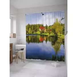 Штора-занавеска для ванной JOYARTY