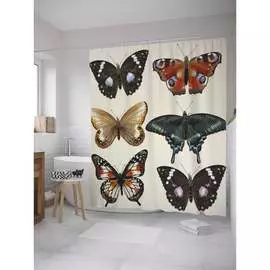 Штора-занавеска для ванной JOYARTY