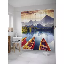 Штора-занавеска для ванной JOYARTY