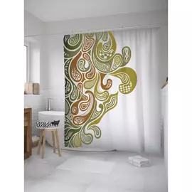 Штора-занавеска для ванной JOYARTY
