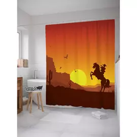 Штора-занавеска для ванной JOYARTY