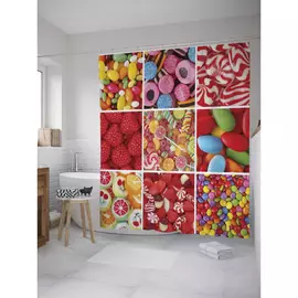 Штора-занавеска для ванной JOYARTY