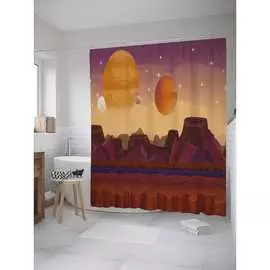 Штора-занавеска для ванной JOYARTY