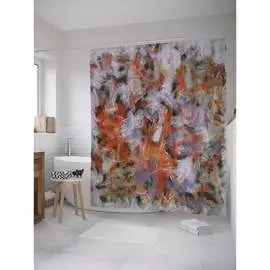Штора-занавеска для ванной JOYARTY