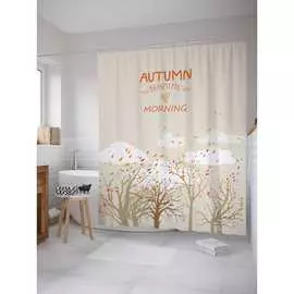 Штора-занавеска для ванной JOYARTY