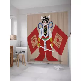 Штора-занавеска для ванной JOYARTY