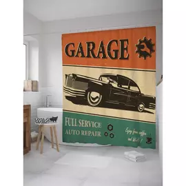 Штора-занавеска для ванной JOYARTY