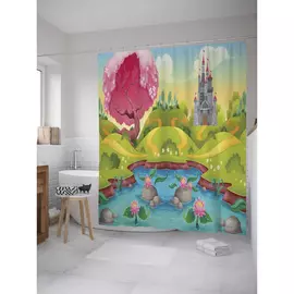 Штора-занавеска для ванной JOYARTY