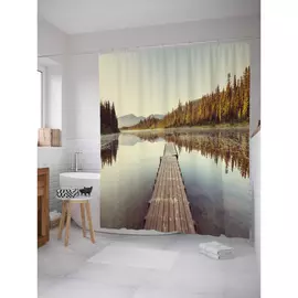 Штора-занавеска для ванной JOYARTY