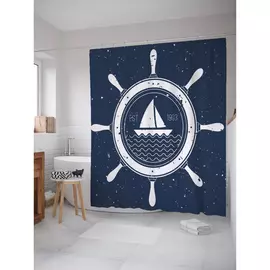 Штора-занавеска для ванной JOYARTY