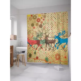 Штора-занавеска для ванной JOYARTY