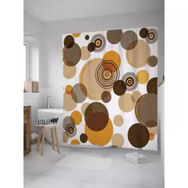 Штора-занавеска для ванной JOYARTY
