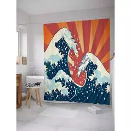 Штора-занавеска для ванной JOYARTY