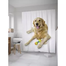 Штора-занавеска для ванной JOYARTY