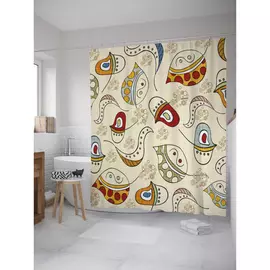 Штора-занавеска для ванной JOYARTY