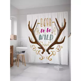 Штора-занавеска для ванной JOYARTY