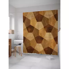 Штора-занавеска для ванной JOYARTY