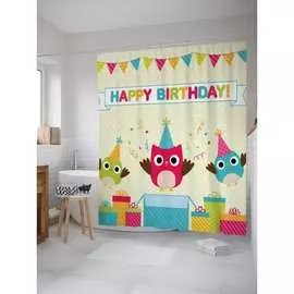 Штора-занавеска для ванной JOYARTY