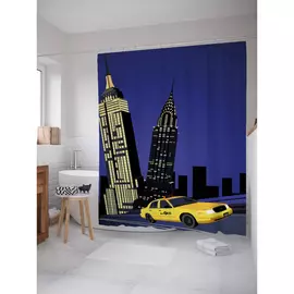 Штора-занавеска для ванной JOYARTY