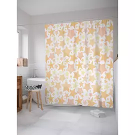 Штора-занавеска для ванной JOYARTY Букеты роз sc_35302