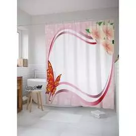 Штора-занавеска для ванной JOYARTY