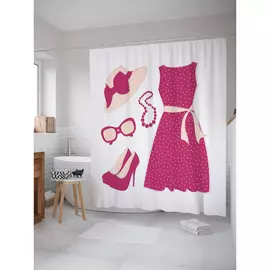 Штора-занавеска для ванной JOYARTY