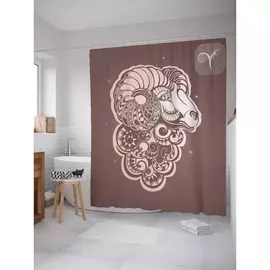 Штора-занавеска для ванной JOYARTY