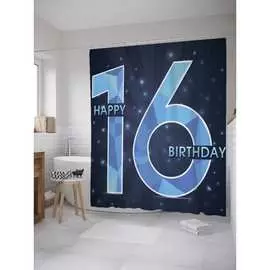 Штора-занавеска для ванной JOYARTY