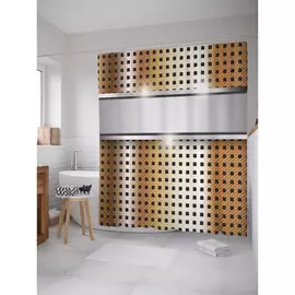 Штора-занавеска для ванной JOYARTY