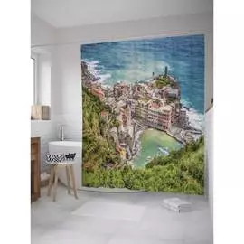 Штора-занавеска для ванной JOYARTY