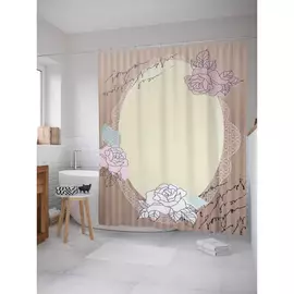 Штора-занавеска для ванной JOYARTY