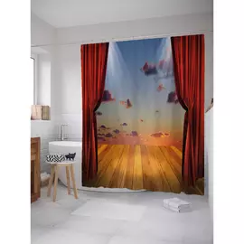 Штора-занавеска для ванной JOYARTY