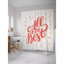 Штора-занавеска для ванной JOYARTY