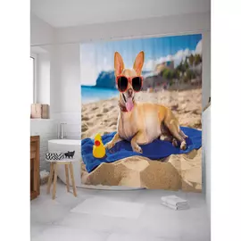 Штора-занавеска для ванной JOYARTY