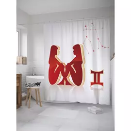 Штора-занавеска для ванной JOYARTY