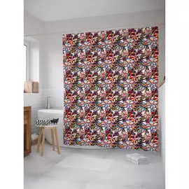 Штора-занавеска для ванной JOYARTY