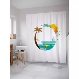 Штора-занавеска для ванной JOYARTY