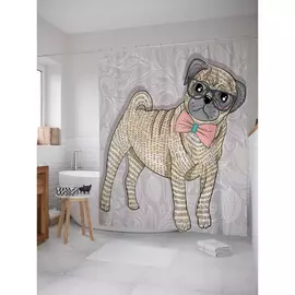 Штора-занавеска для ванной JOYARTY