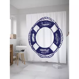 Штора-занавеска для ванной JOYARTY