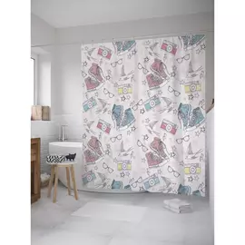 Штора-занавеска для ванной JOYARTY