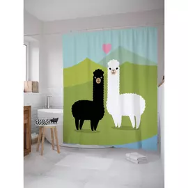 Штора-занавеска для ванной JOYARTY